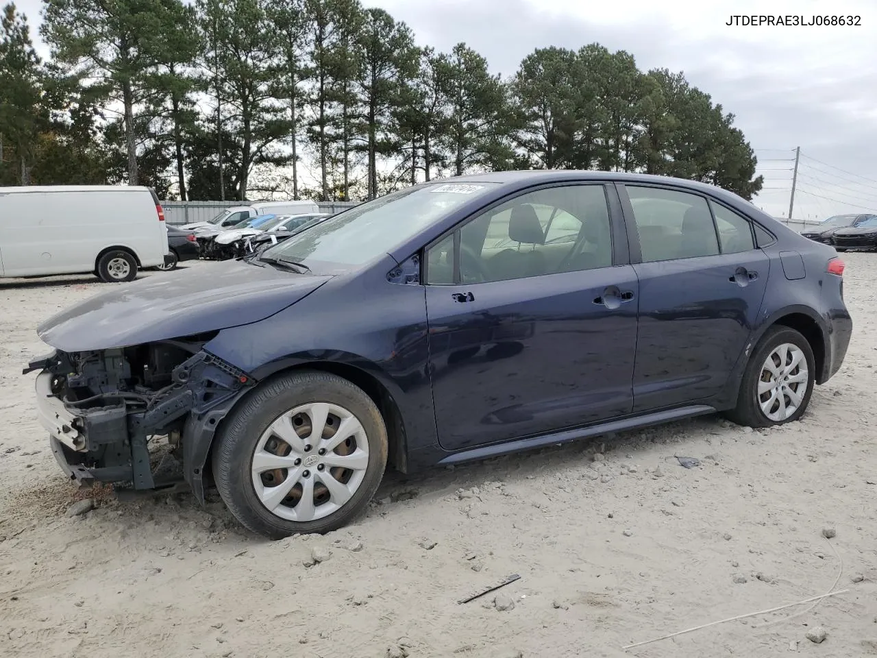 2020 Toyota Corolla Le VIN: JTDEPRAE3LJ068632 Lot: 78021414