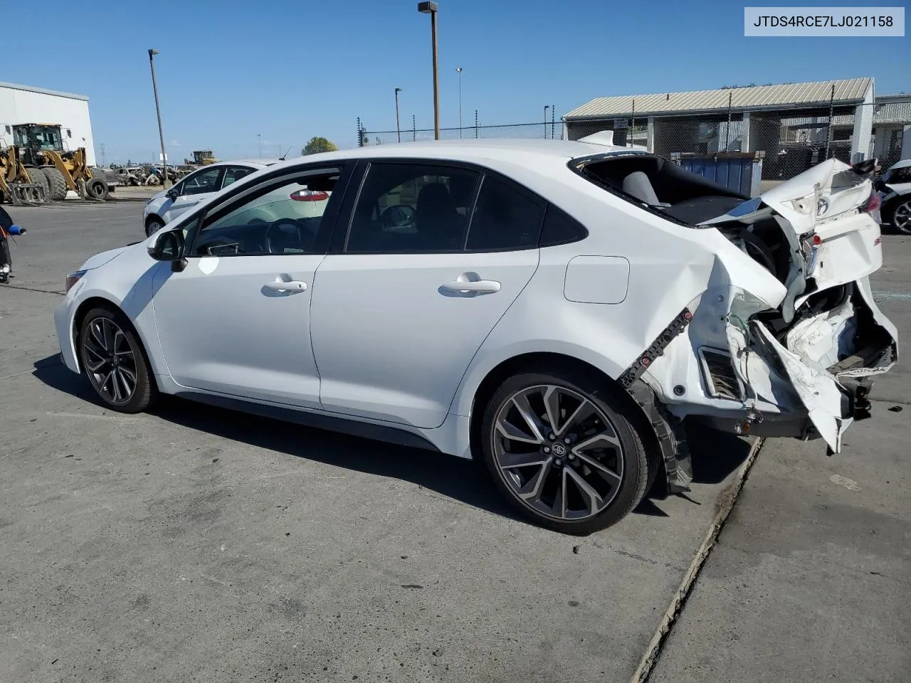 2020 Toyota Corolla Se VIN: JTDS4RCE7LJ021158 Lot: 78324314