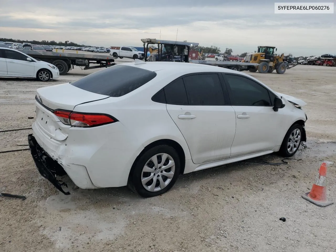 2020 Toyota Corolla Le VIN: 5YFEPRAE6LP060276 Lot: 78354564