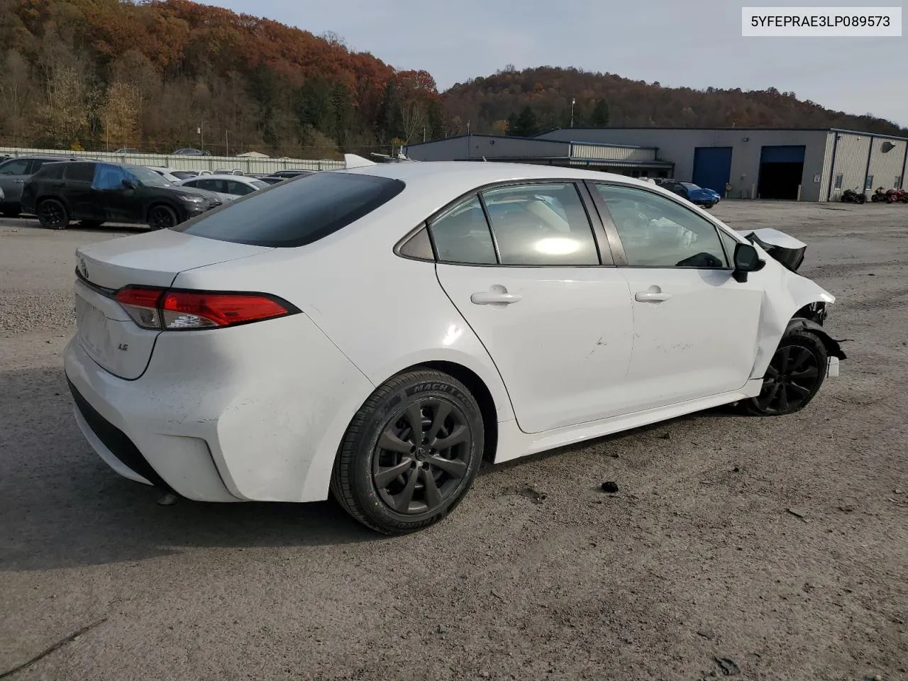 2020 Toyota Corolla Le VIN: 5YFEPRAE3LP089573 Lot: 78401044