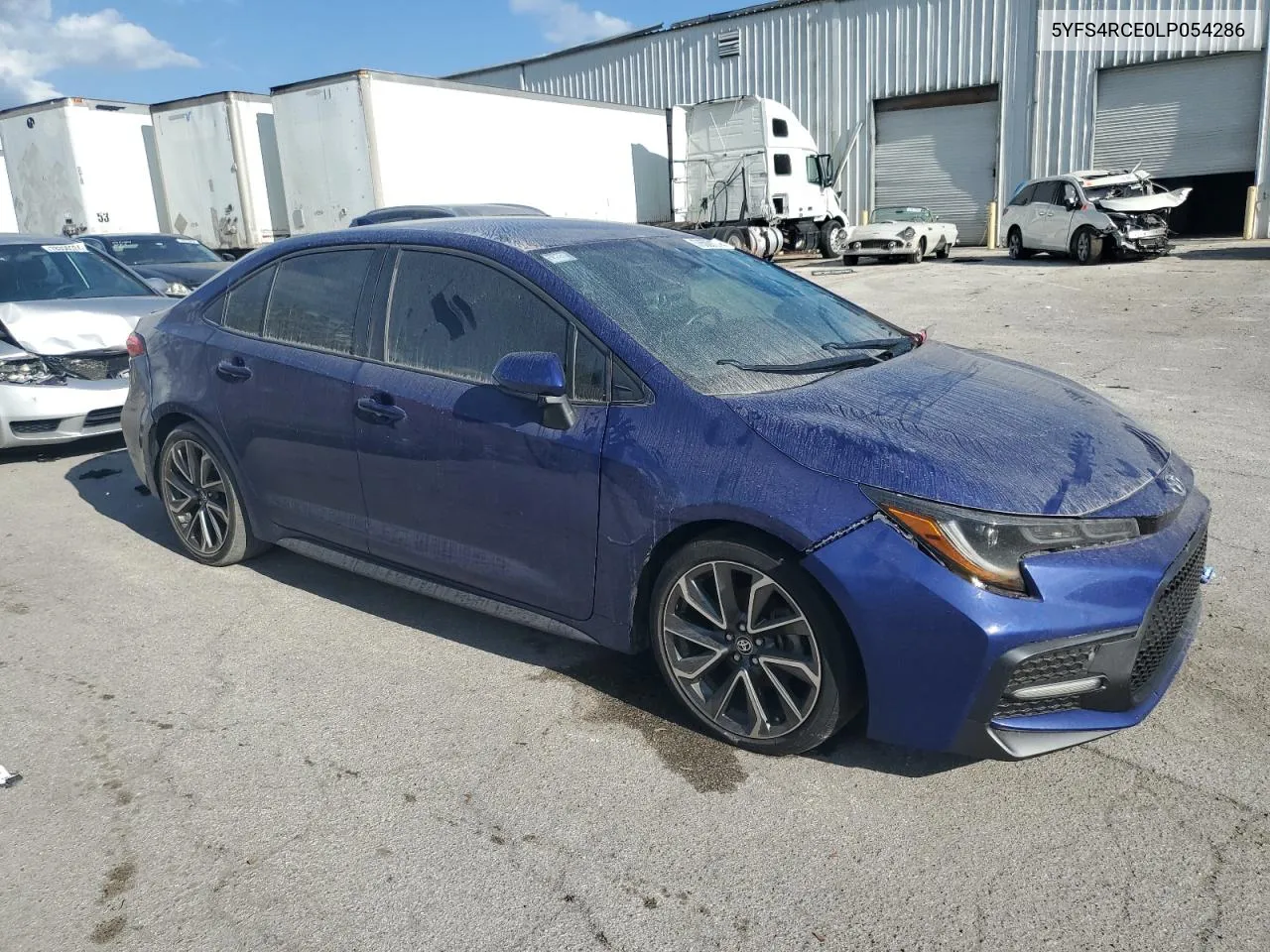 2020 Toyota Corolla Se VIN: 5YFS4RCE0LP054286 Lot: 78509194