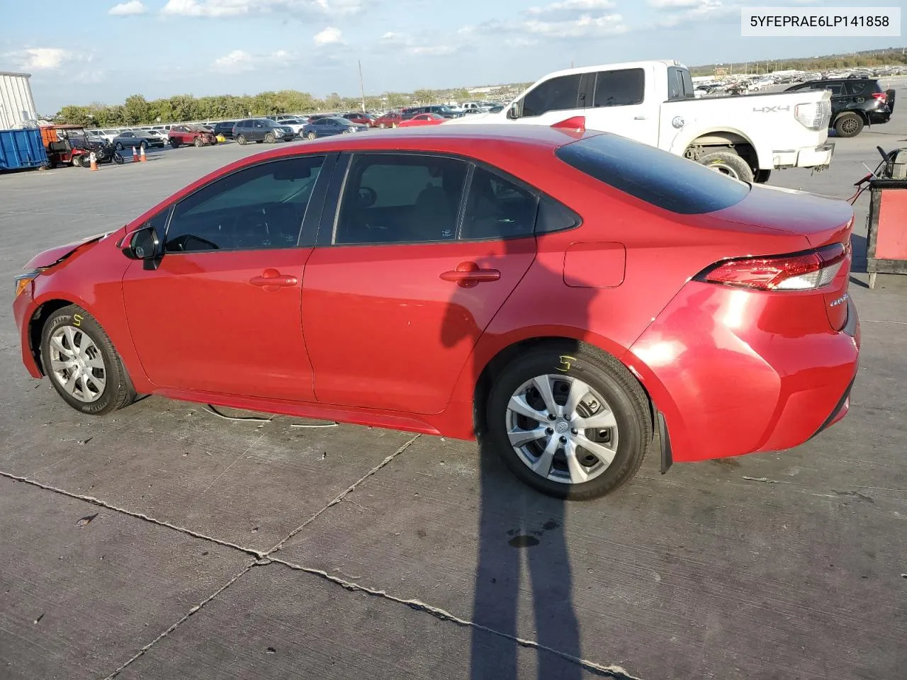 2020 Toyota Corolla Le VIN: 5YFEPRAE6LP141858 Lot: 78538204