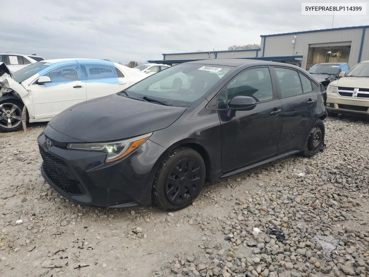 2020 Toyota Corolla Le VIN: 5YFEPRAE8LP114399 Lot: 78869134