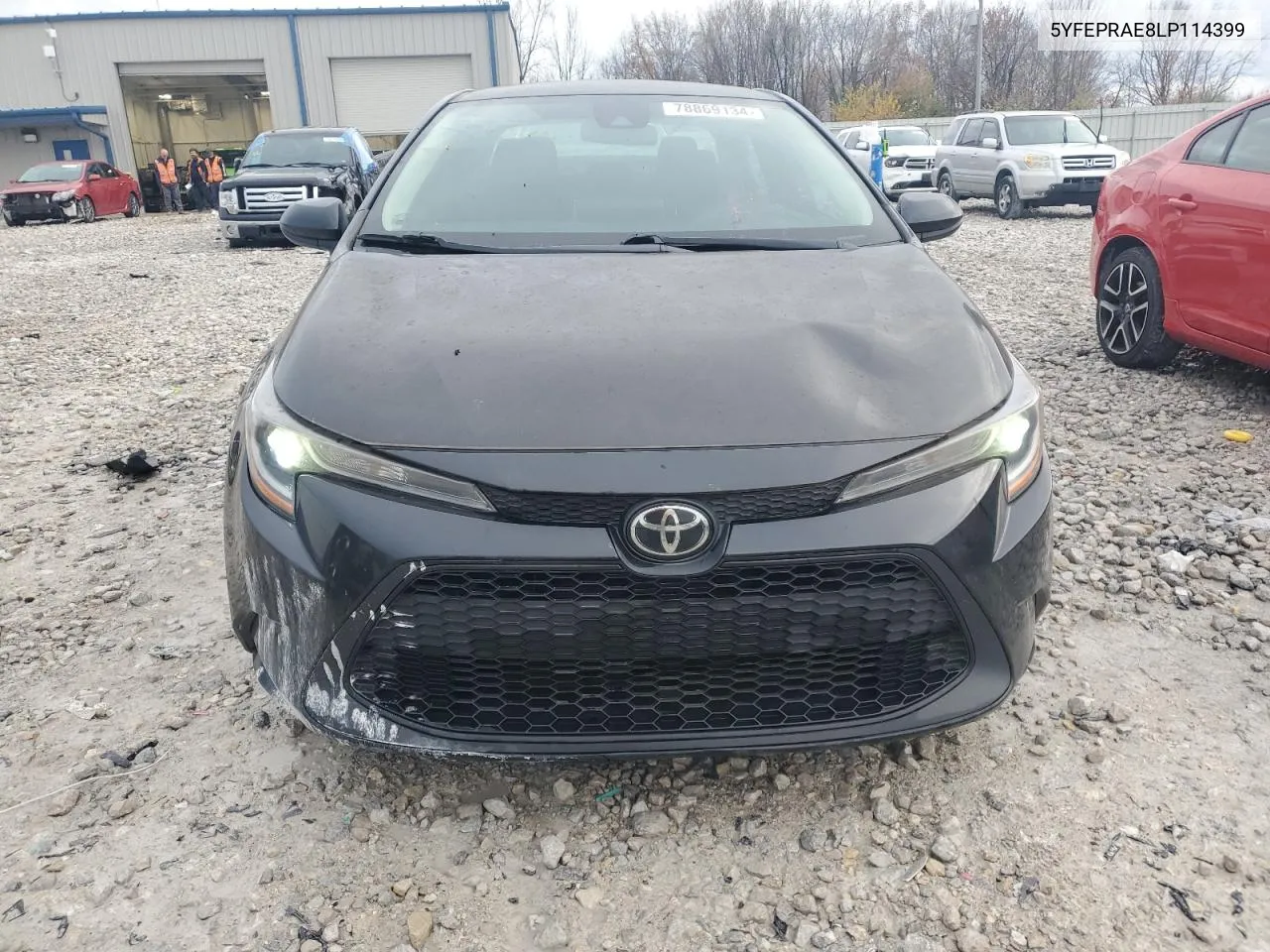 2020 Toyota Corolla Le VIN: 5YFEPRAE8LP114399 Lot: 78869134