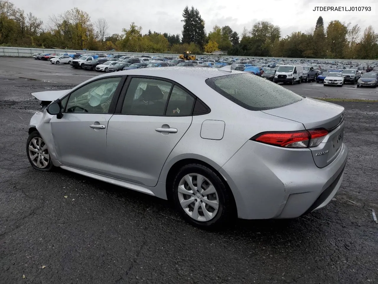 2020 Toyota Corolla Le VIN: JTDEPRAE1LJ010793 Lot: 78935234