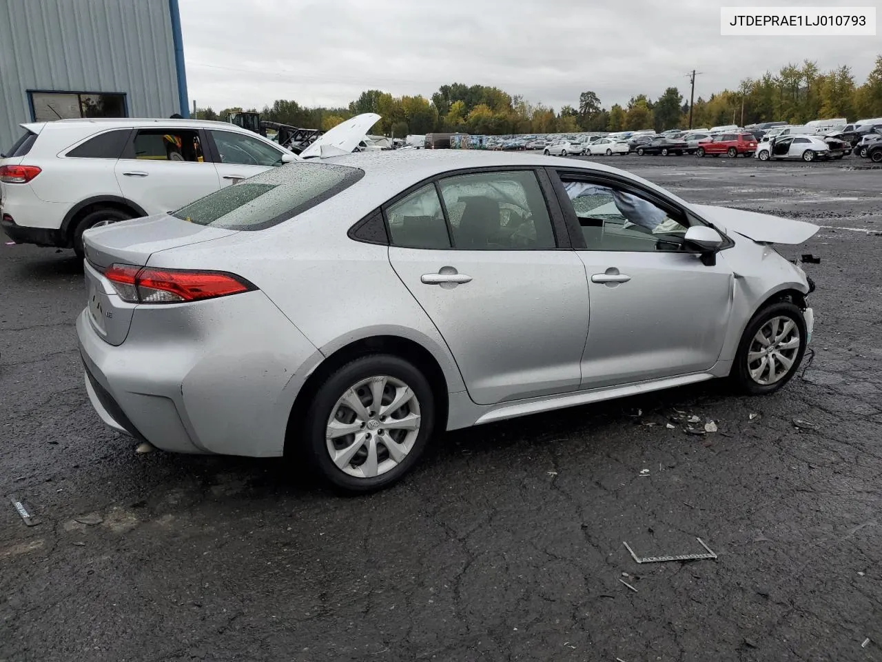 2020 Toyota Corolla Le VIN: JTDEPRAE1LJ010793 Lot: 78935234