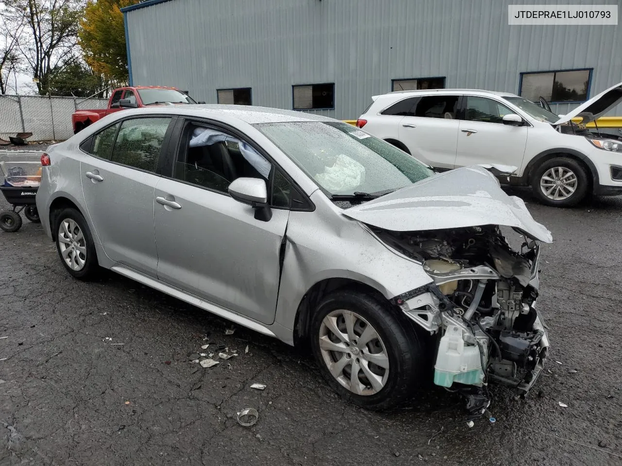 2020 Toyota Corolla Le VIN: JTDEPRAE1LJ010793 Lot: 78935234