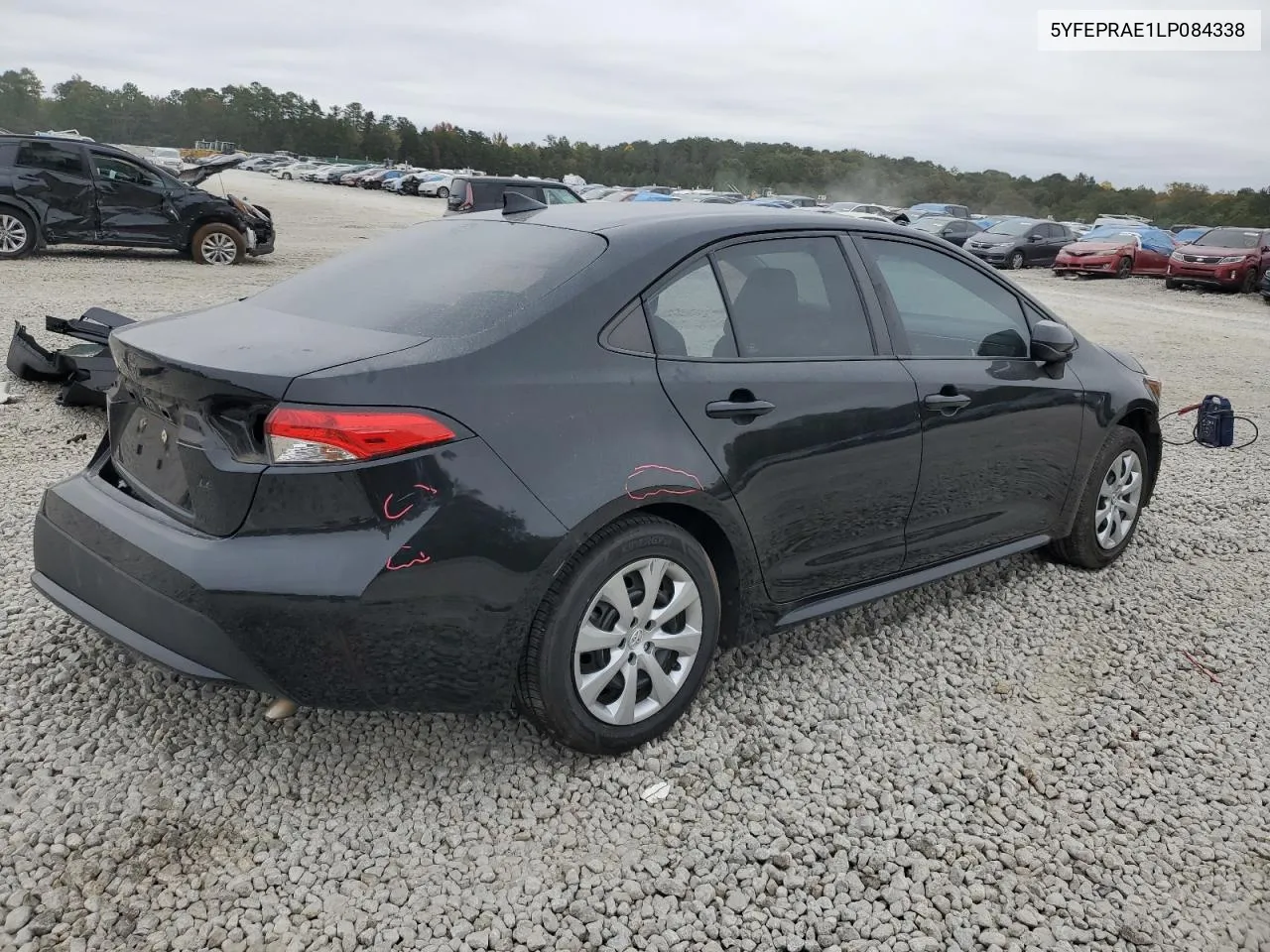 2020 Toyota Corolla Le VIN: 5YFEPRAE1LP084338 Lot: 78997374