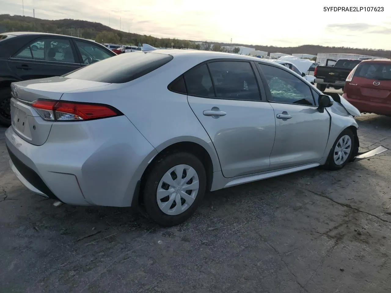 2020 Toyota Corolla L VIN: 5YFDPRAE2LP107623 Lot: 79022154