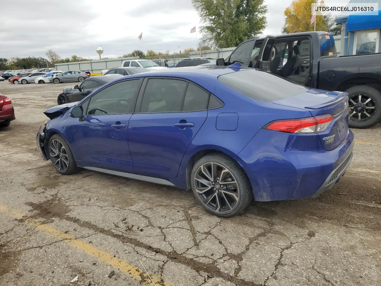 2020 Toyota Corolla Se VIN: JTDS4RCE6LJ016310 Lot: 79119364