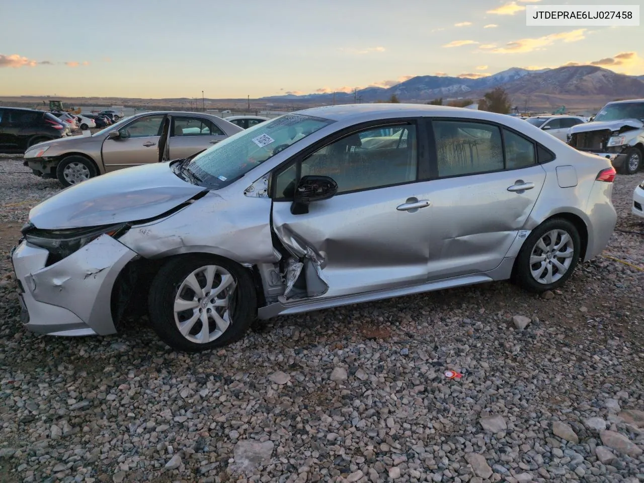 2020 Toyota Corolla Le VIN: JTDEPRAE6LJ027458 Lot: 79136514