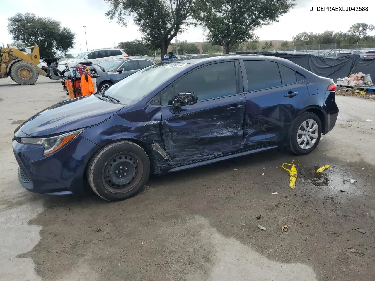 2020 Toyota Corolla Le VIN: JTDEPRAEXLJ042688 Lot: 79230364