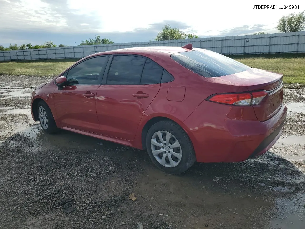 2020 Toyota Corolla Le VIN: JTDEPRAE1LJ045981 Lot: 79291514