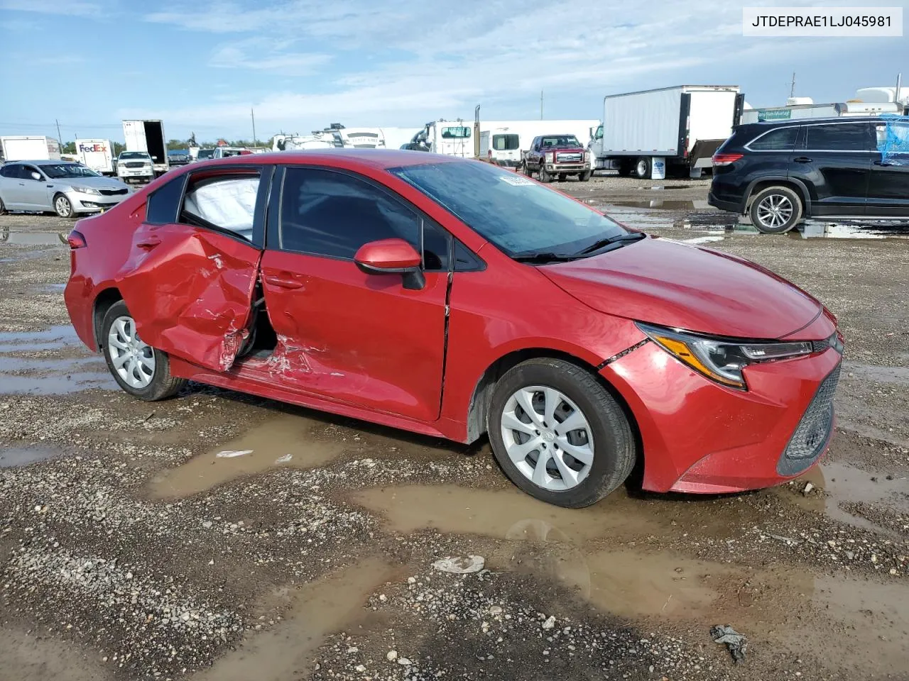 2020 Toyota Corolla Le VIN: JTDEPRAE1LJ045981 Lot: 79291514