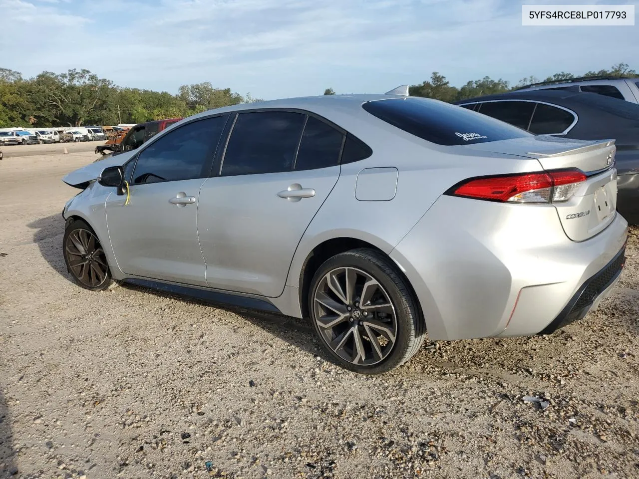 2020 Toyota Corolla Se VIN: 5YFS4RCE8LP017793 Lot: 79340784