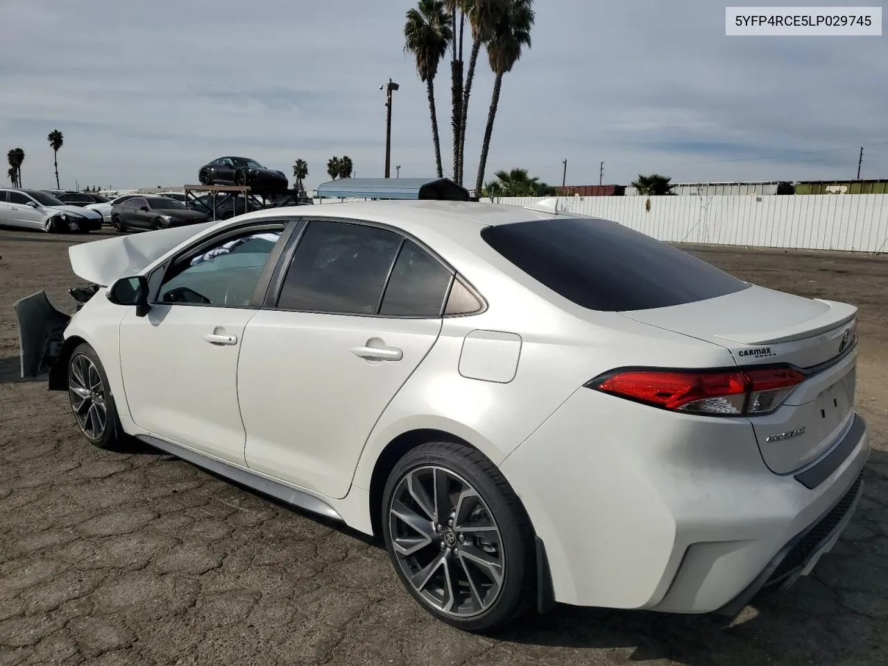 2020 Toyota Corolla Se VIN: 5YFP4RCE5LP029745 Lot: 79354684