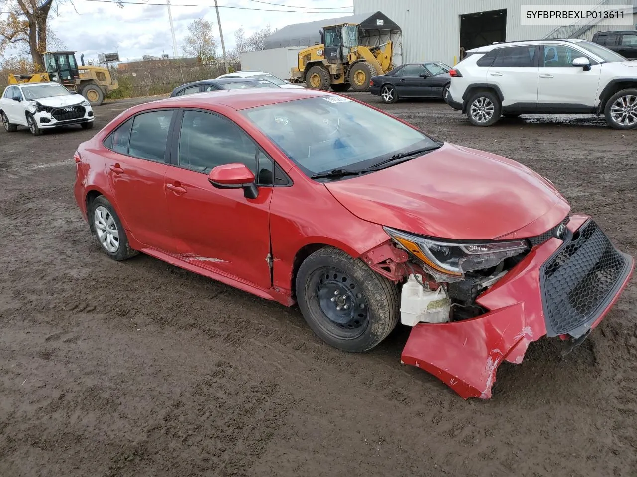 2020 Toyota Corolla Le VIN: 5YFBPRBEXLP013611 Lot: 79432894