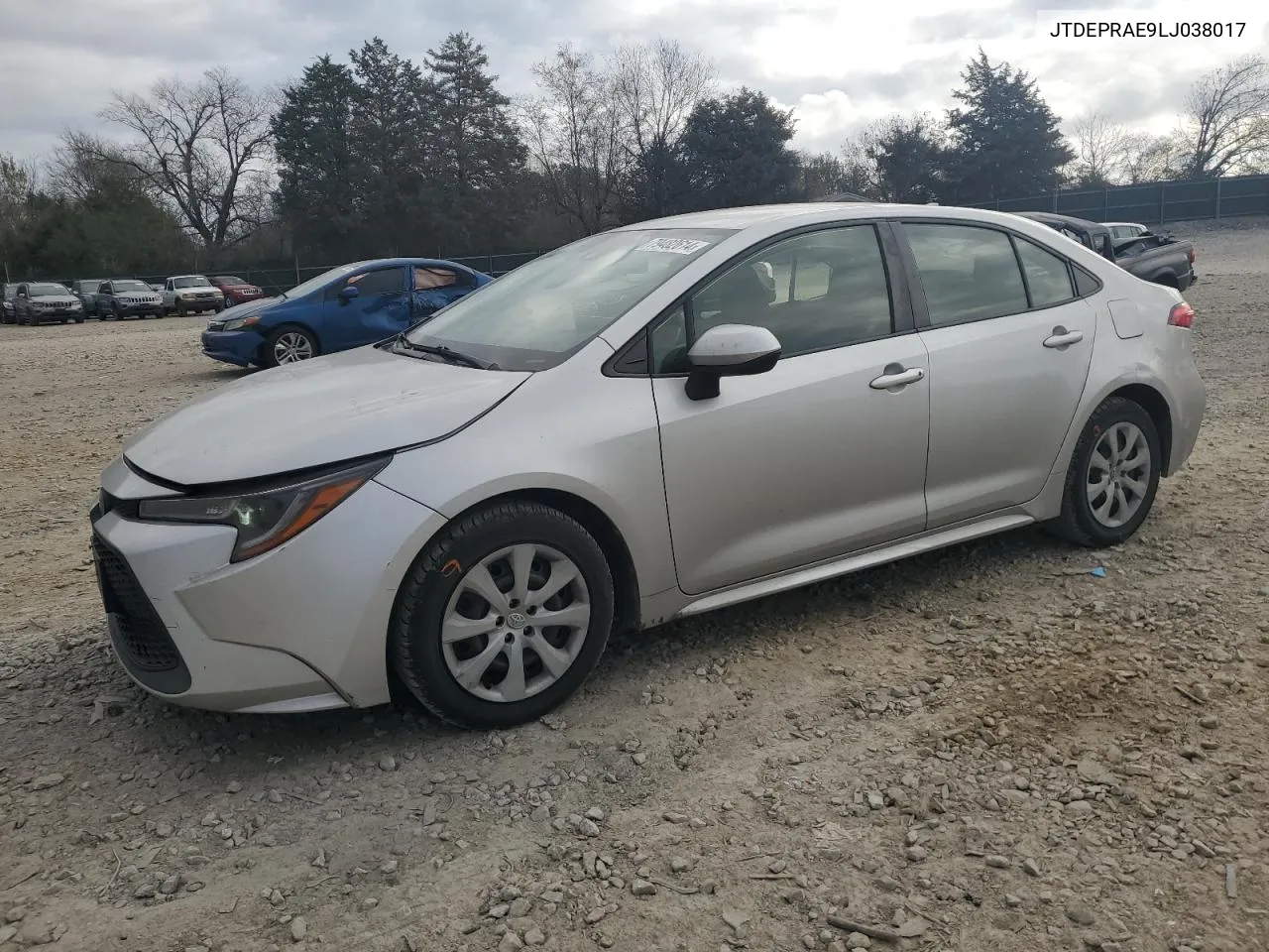 2020 Toyota Corolla Le VIN: JTDEPRAE9LJ038017 Lot: 79482614