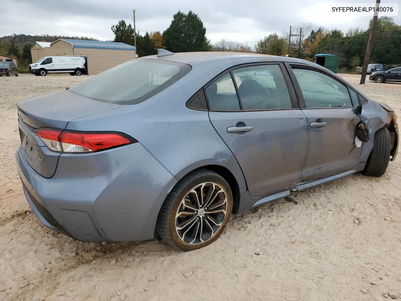 2020 Toyota Corolla Le VIN: 5YFEPRAE4LP140076 Lot: 79521304