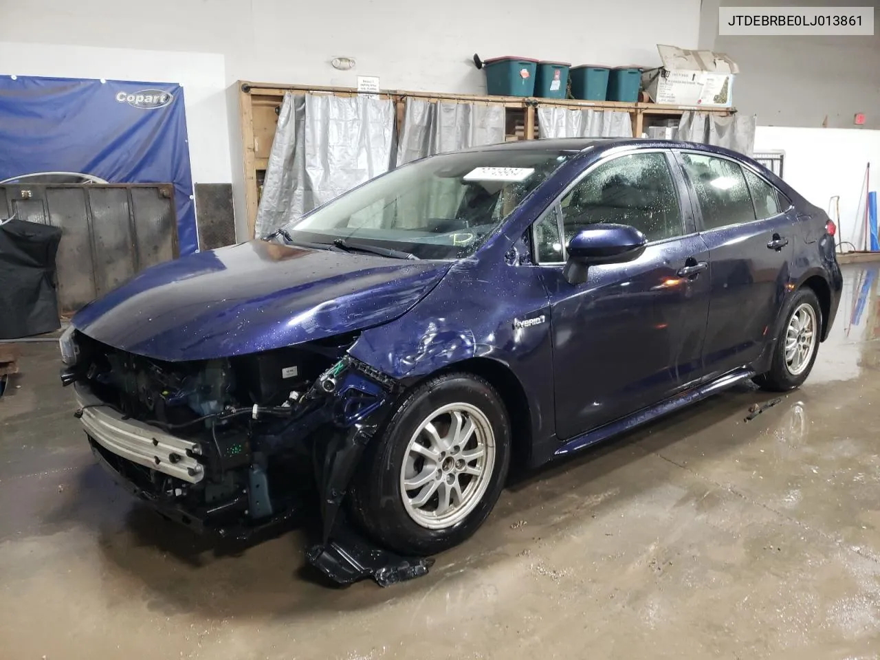 2020 Toyota Corolla Le VIN: JTDEBRBE0LJ013861 Lot: 79749984