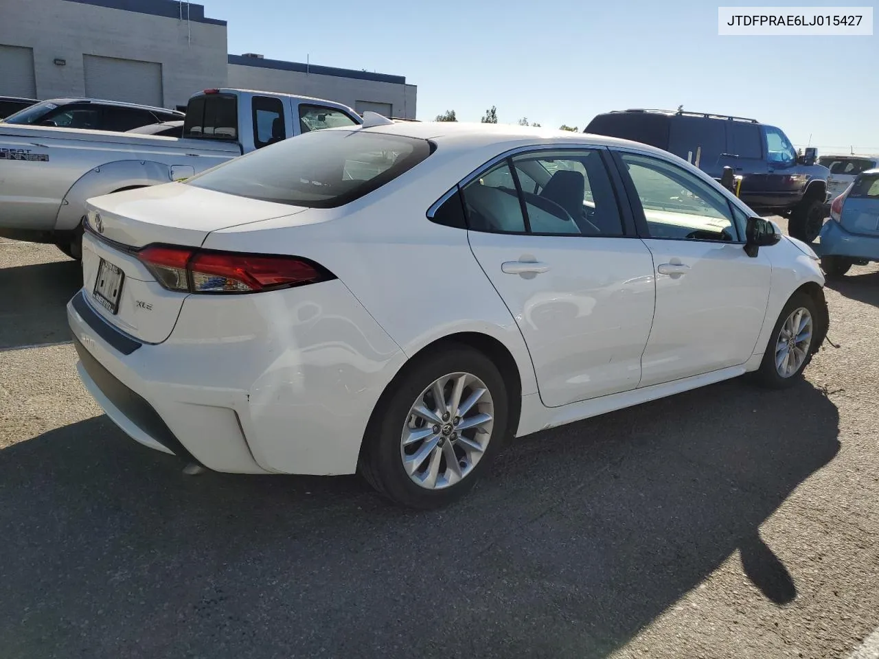 2020 Toyota Corolla Xle VIN: JTDFPRAE6LJ015427 Lot: 79754224