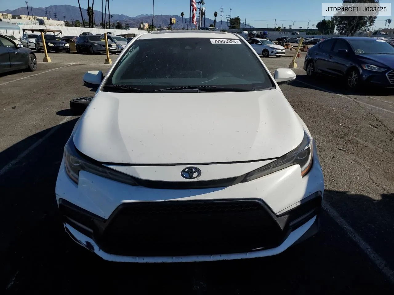 2020 Toyota Corolla Se VIN: JTDP4RCE1LJ033425 Lot: 79965354