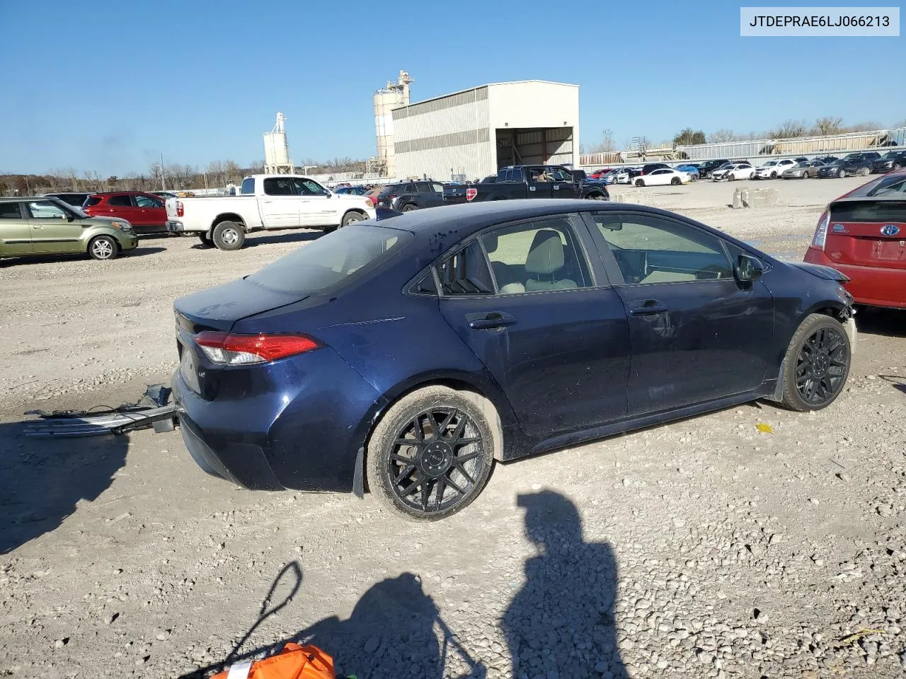 2020 Toyota Corolla Le VIN: JTDEPRAE6LJ066213 Lot: 80002844