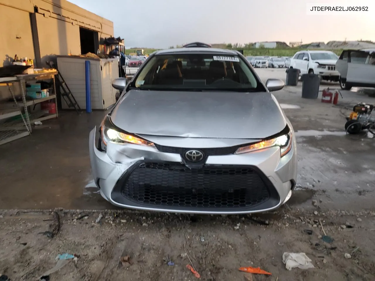 2020 Toyota Corolla Le VIN: JTDEPRAE2LJ062952 Lot: 80127184