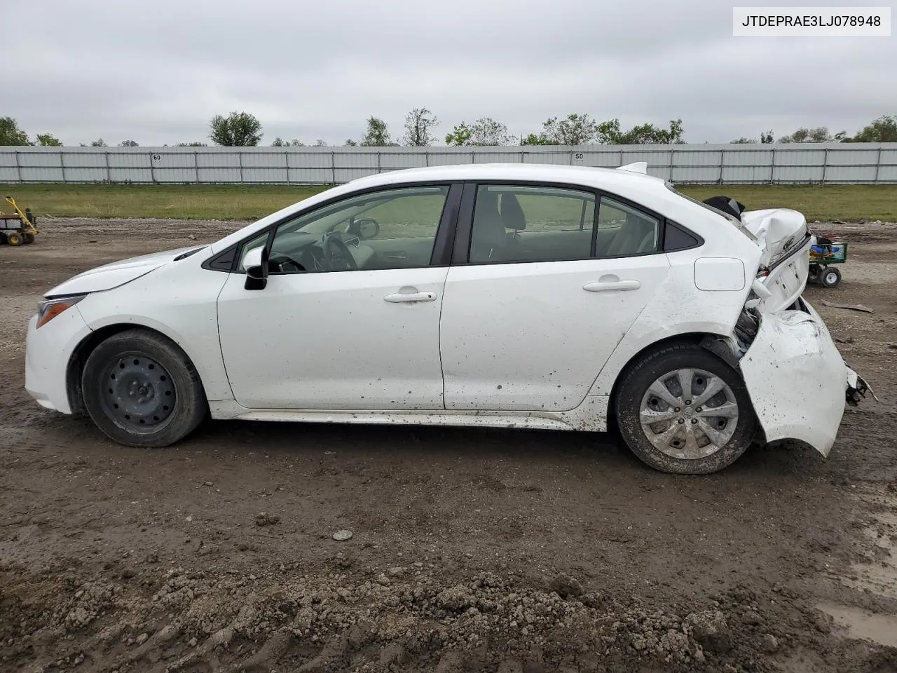 2020 Toyota Corolla Le VIN: JTDEPRAE3LJ078948 Lot: 80143664