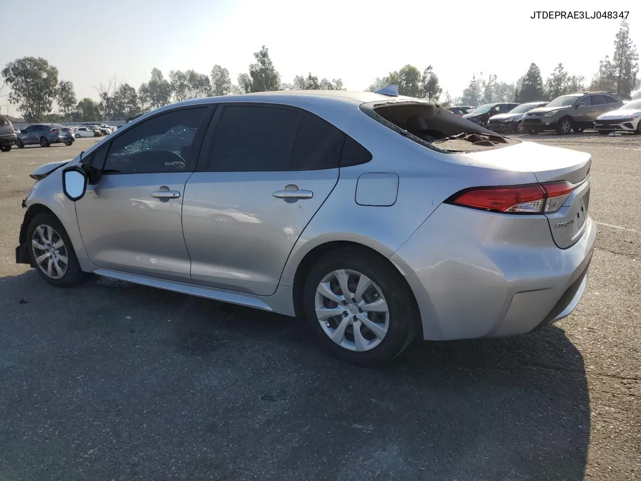 2020 Toyota Corolla Le VIN: JTDEPRAE3LJ048347 Lot: 80370934