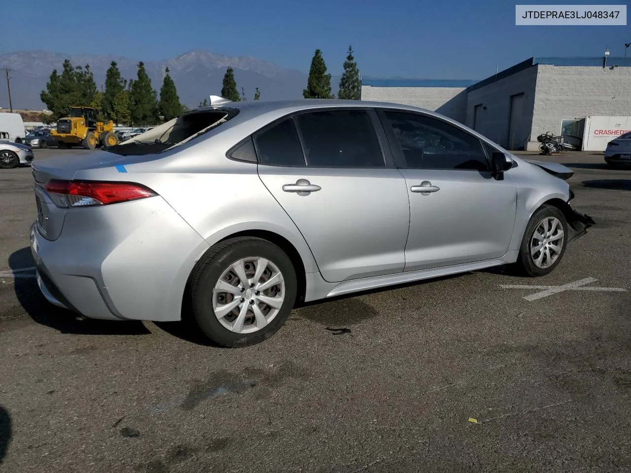 2020 Toyota Corolla Le VIN: JTDEPRAE3LJ048347 Lot: 80370934