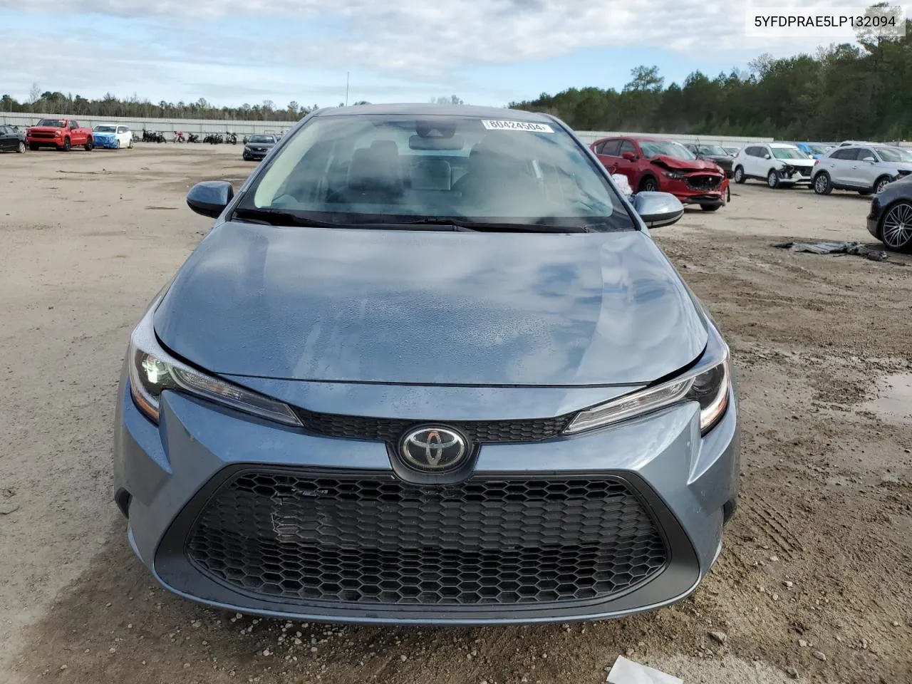 2020 Toyota Corolla L VIN: 5YFDPRAE5LP132094 Lot: 80424504