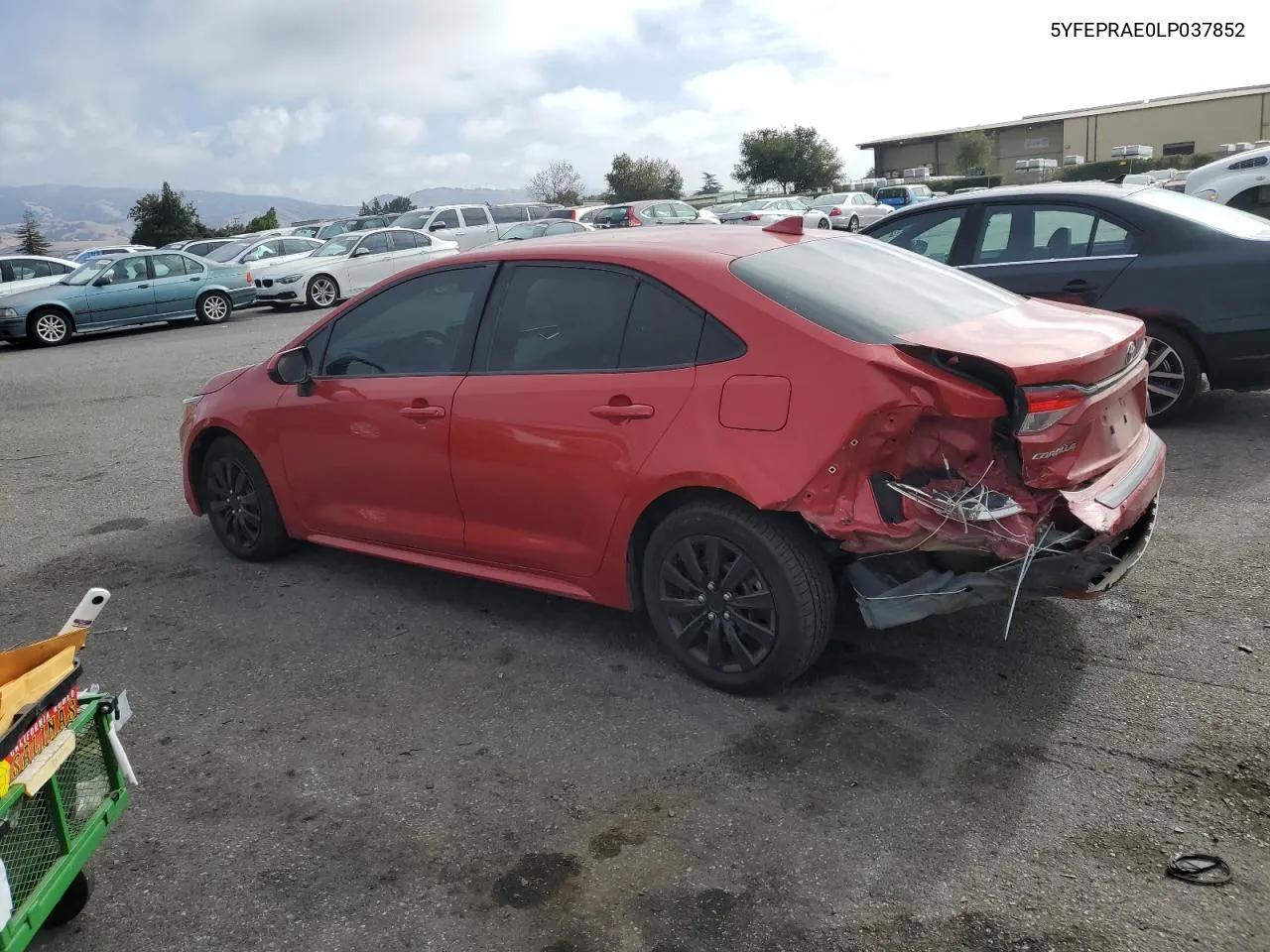 2020 Toyota Corolla Le VIN: 5YFEPRAE0LP037852 Lot: 80765964