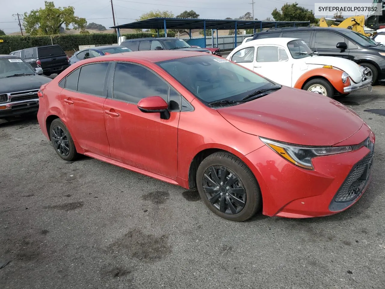 2020 Toyota Corolla Le VIN: 5YFEPRAE0LP037852 Lot: 80765964