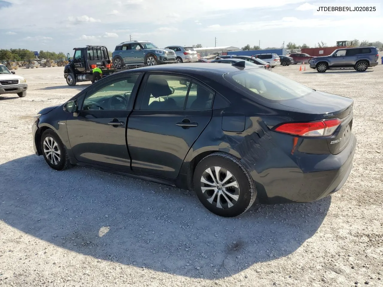 2020 Toyota Corolla Le VIN: JTDEBRBE9LJ020825 Lot: 80768804