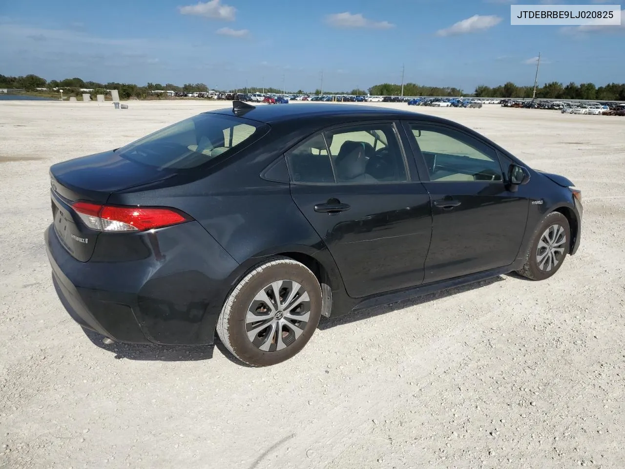 2020 Toyota Corolla Le VIN: JTDEBRBE9LJ020825 Lot: 80768804