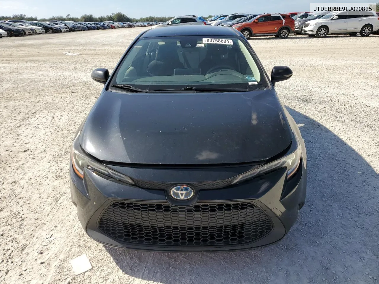 2020 Toyota Corolla Le VIN: JTDEBRBE9LJ020825 Lot: 80768804