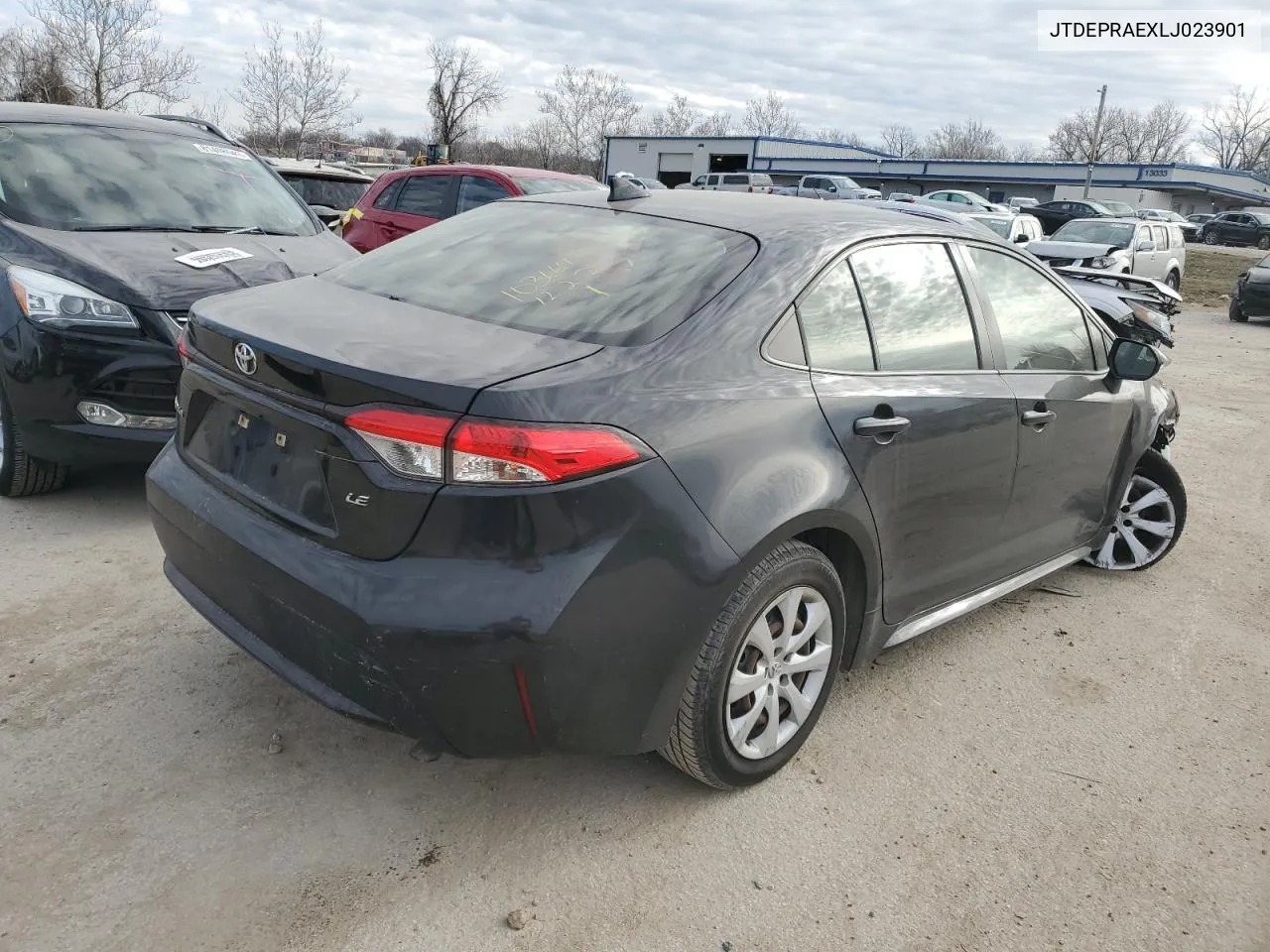 2020 Toyota Corolla Le VIN: JTDEPRAEXLJ023901 Lot: 81372323