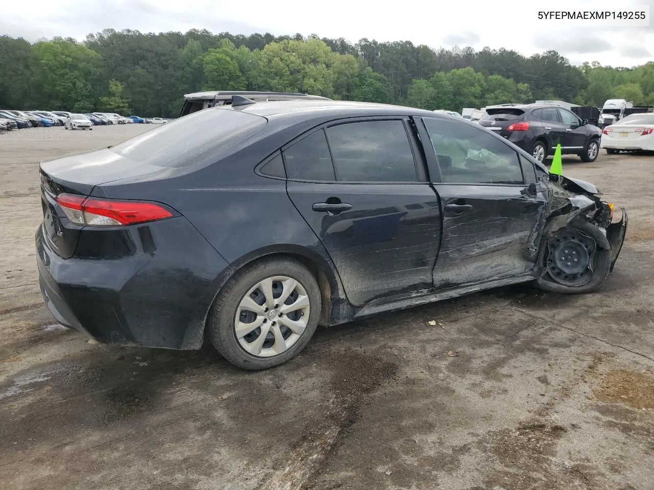 2021 Toyota Corolla Le VIN: 5YFEPMAEXMP149255 Lot: 49934044