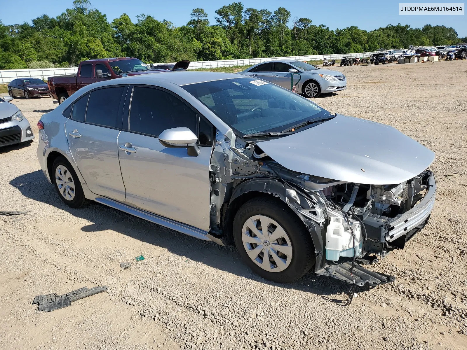 2021 Toyota Corolla L VIN: JTDDPMAE6MJ164514 Lot: 50803624