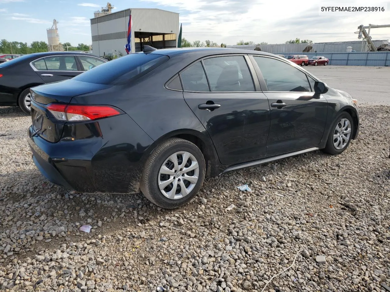 2021 Toyota Corolla Le VIN: 5YFEPMAE2MP238916 Lot: 53077544