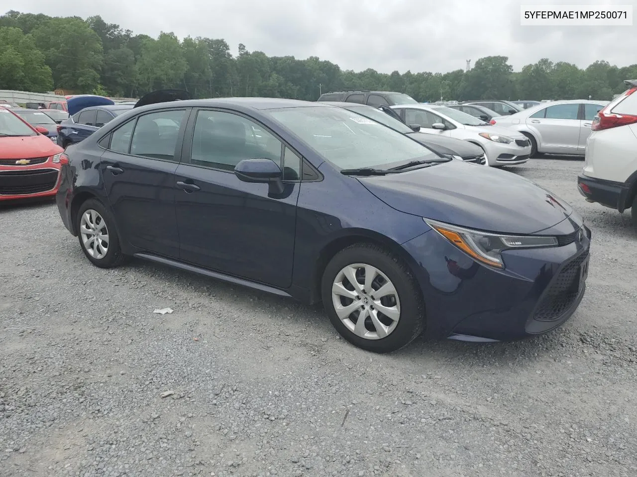 2021 Toyota Corolla Le VIN: 5YFEPMAE1MP250071 Lot: 53901714