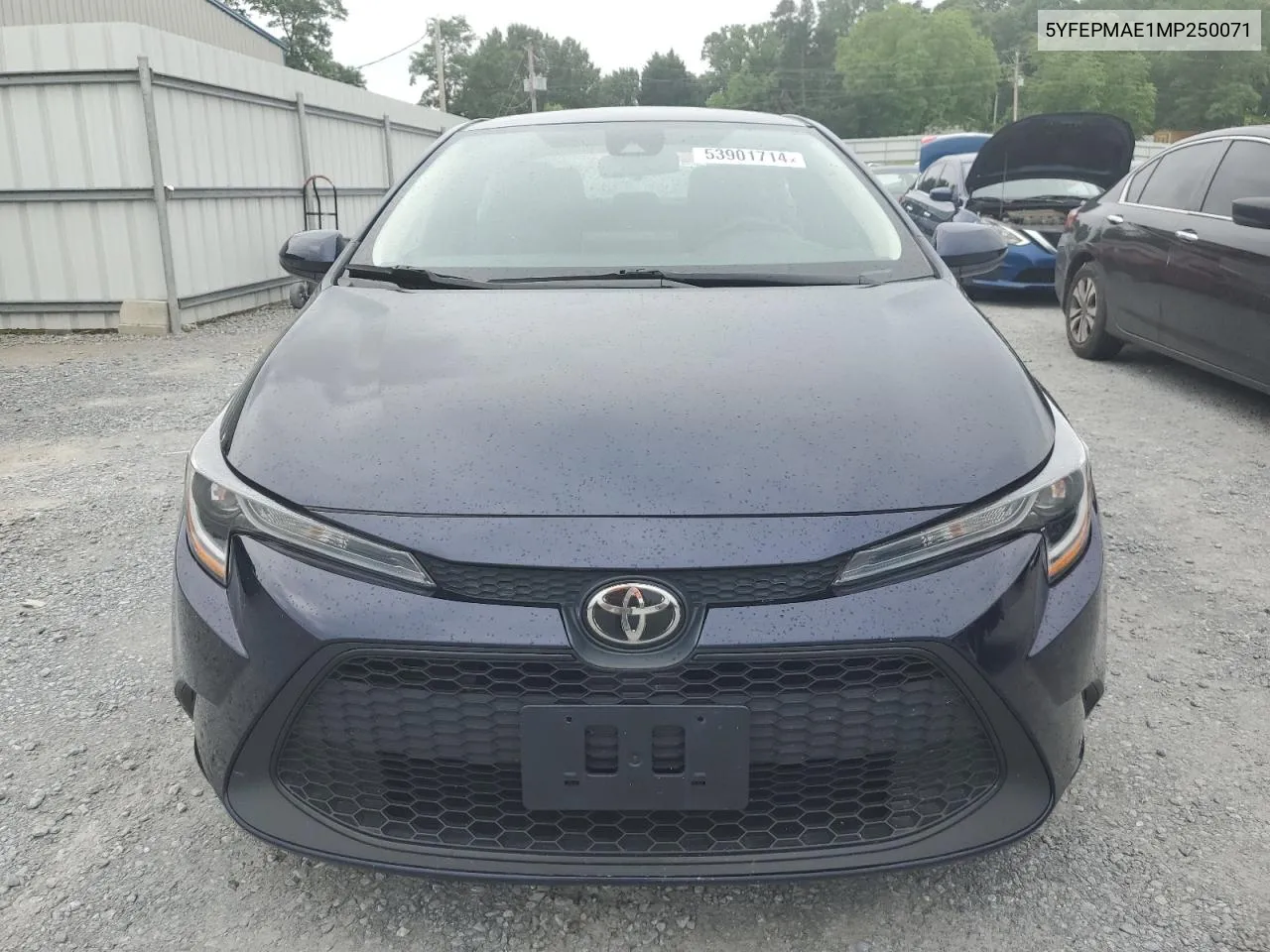 2021 Toyota Corolla Le VIN: 5YFEPMAE1MP250071 Lot: 53901714