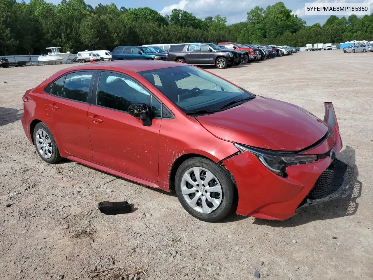 5YFEPMAE8MP185350 2021 Toyota Corolla Le