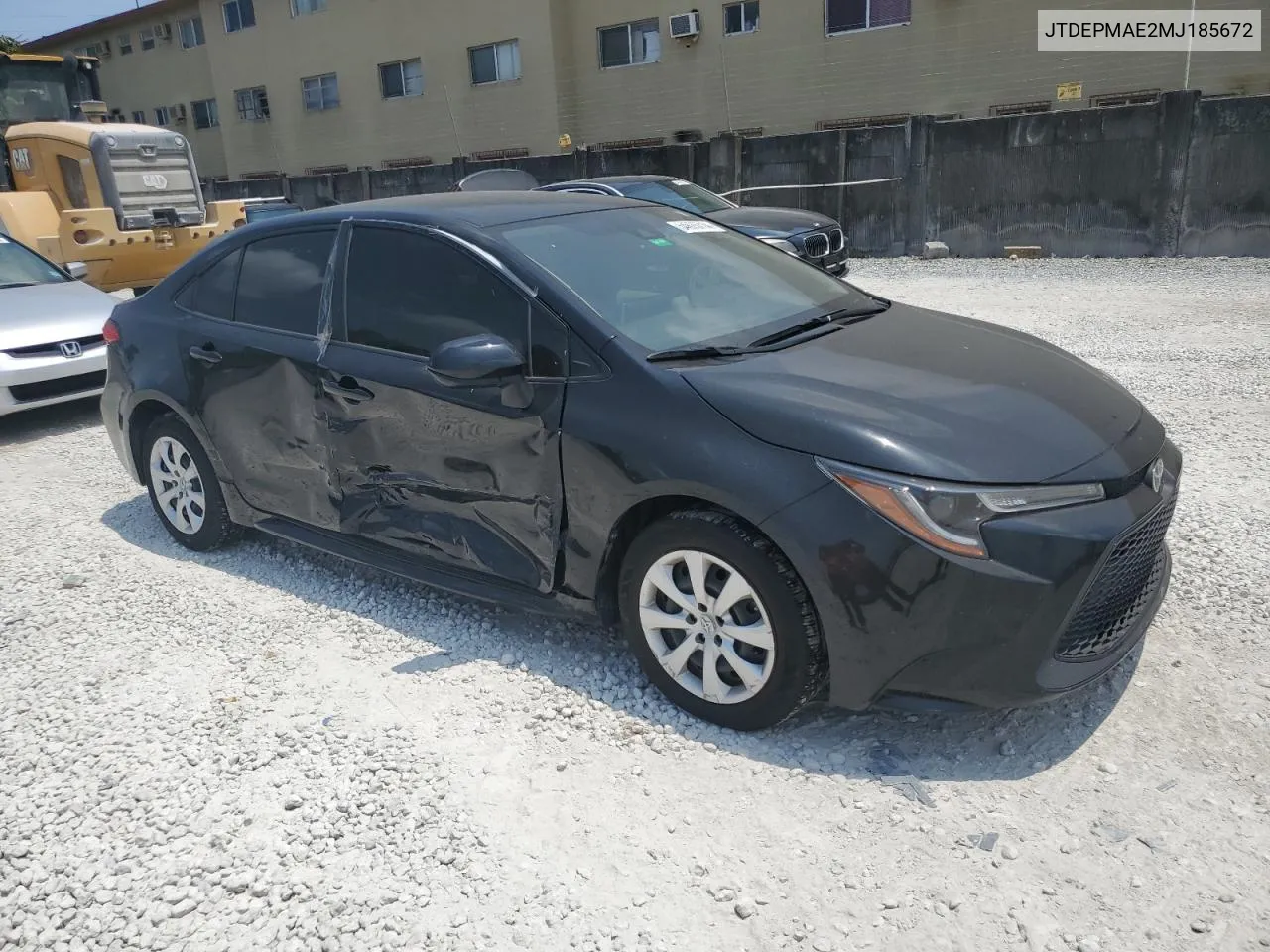 2021 Toyota Corolla Le VIN: JTDEPMAE2MJ185672 Lot: 54875714