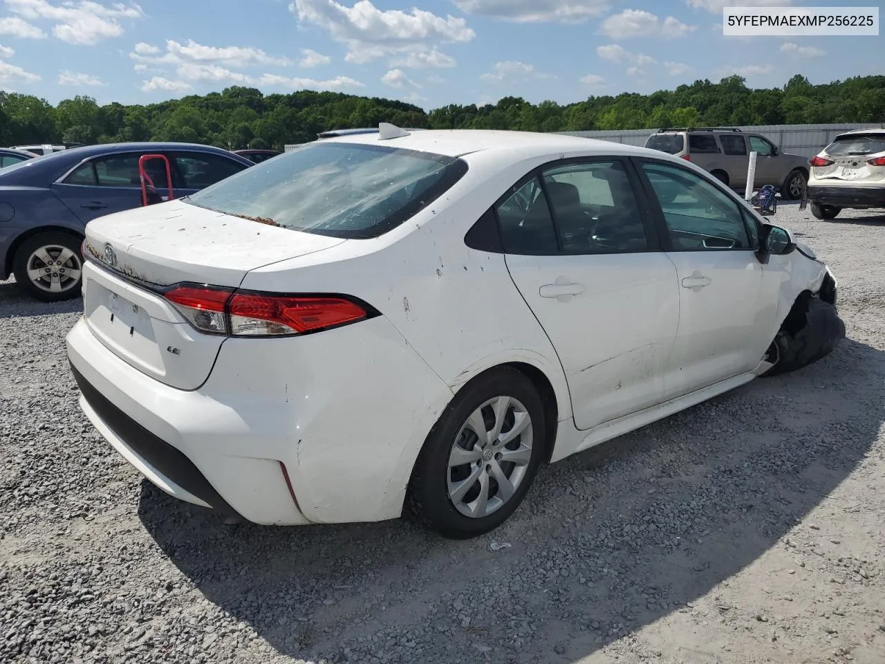 5YFEPMAEXMP256225 2021 Toyota Corolla Le