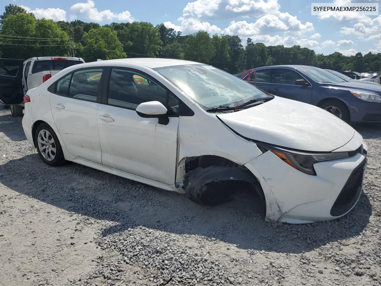 2021 Toyota Corolla Le VIN: 5YFEPMAEXMP256225 Lot: 55220914