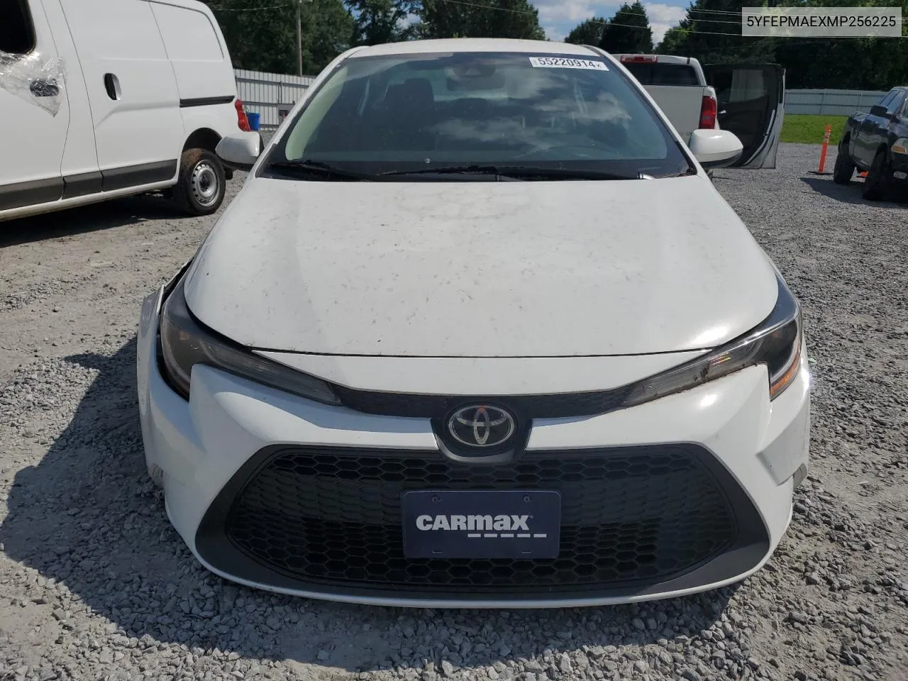 2021 Toyota Corolla Le VIN: 5YFEPMAEXMP256225 Lot: 55220914