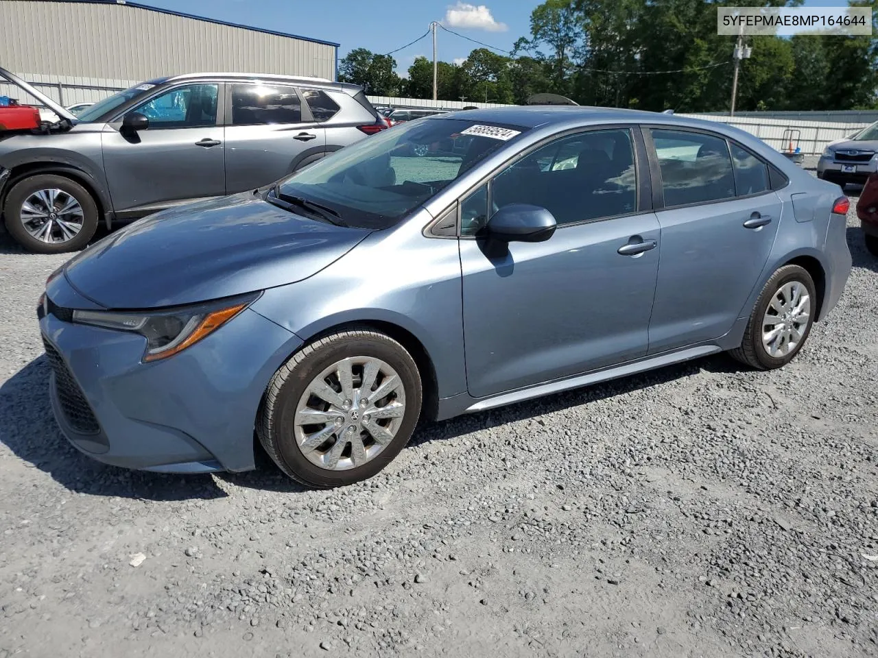 2021 Toyota Corolla Le VIN: 5YFEPMAE8MP164644 Lot: 56859524