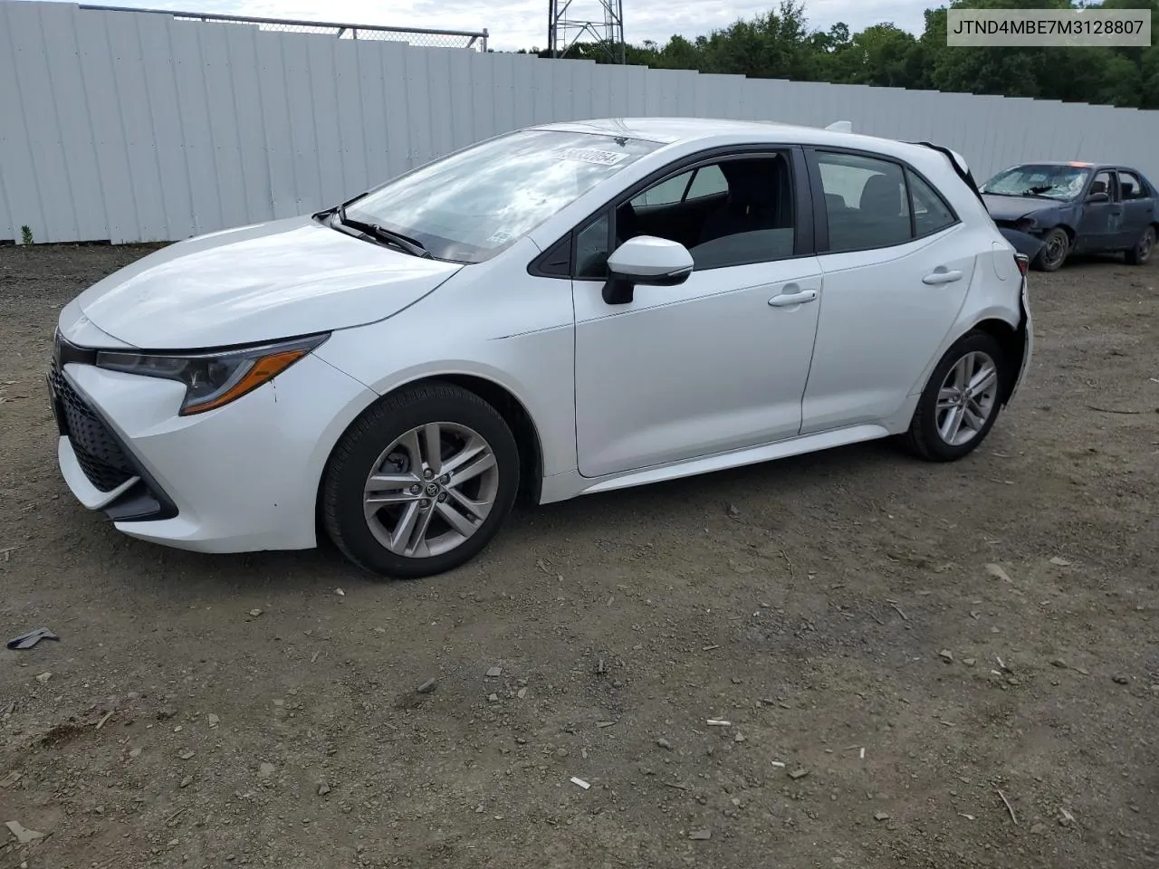 2021 Toyota Corolla Se VIN: JTND4MBE7M3128807 Lot: 58332054